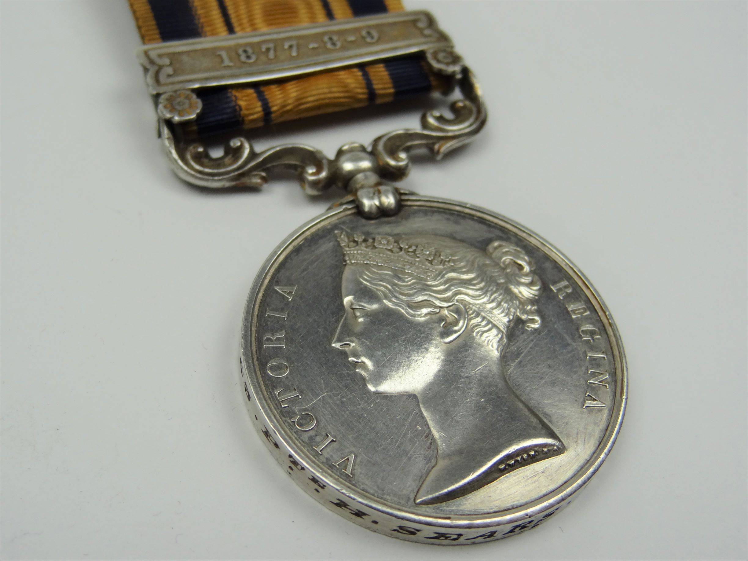 Victorian : ZULU WAR SOUTH AFRICA MEDAL WITH 1879 CLASP TO PTE. H ...